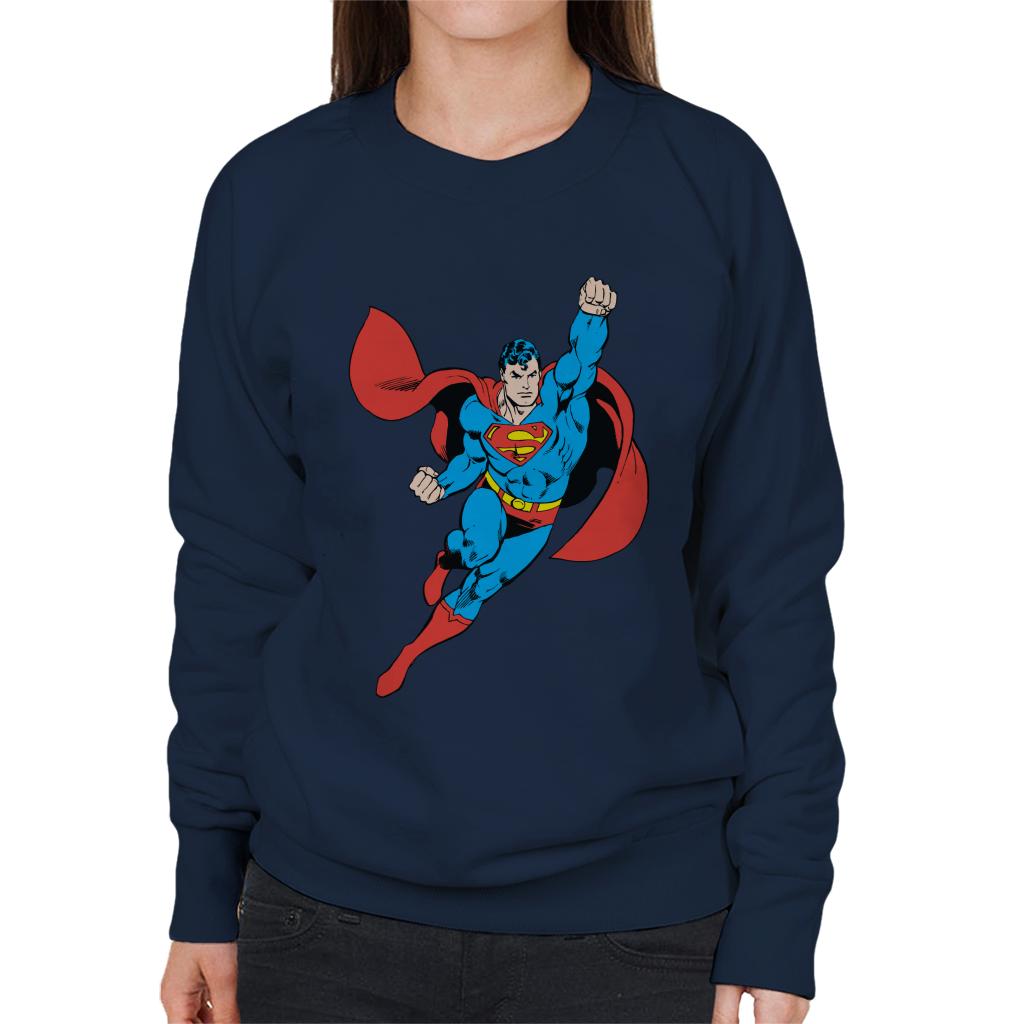Superman To The Rescue Women's Sweatshirt-ALL + EVERY