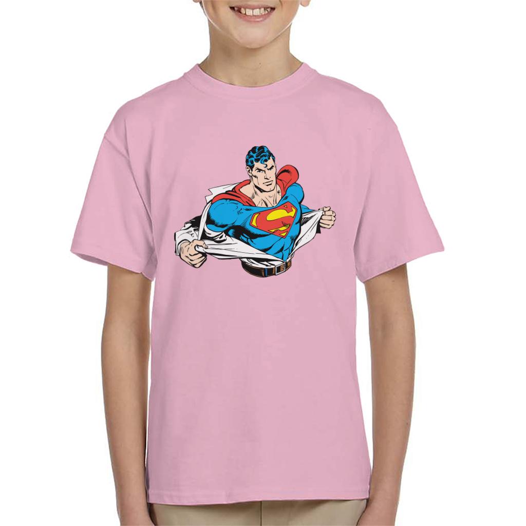 Superman Suit Reveal Kid's T-Shirt-ALL + EVERY