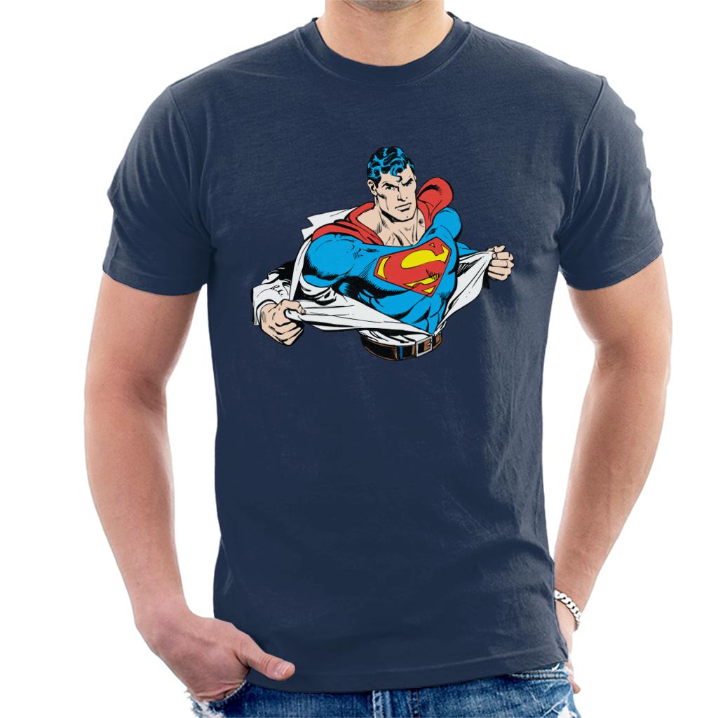 Superman Suit Reveal Men's T-Shirt-ALL + EVERY