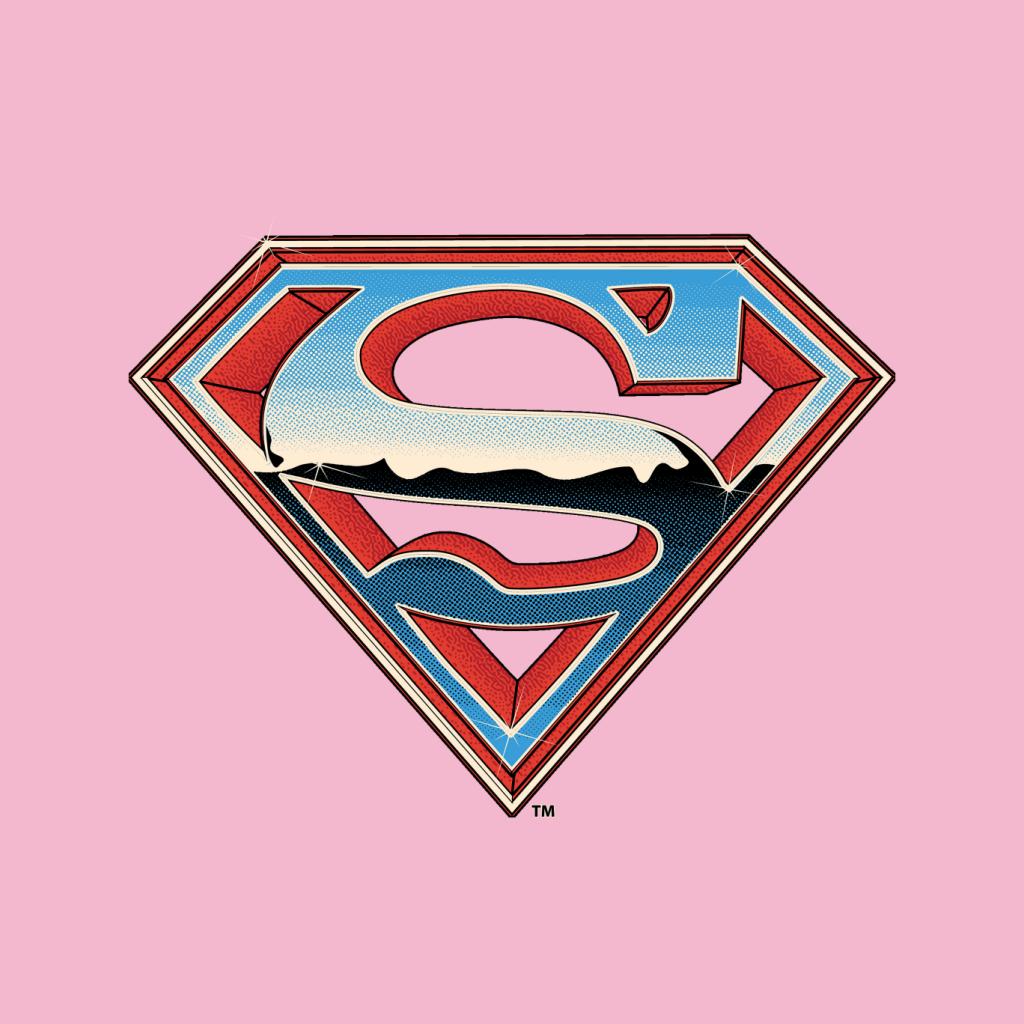 Superman Sparkling Logo Women's Sweatshirt-ALL + EVERY