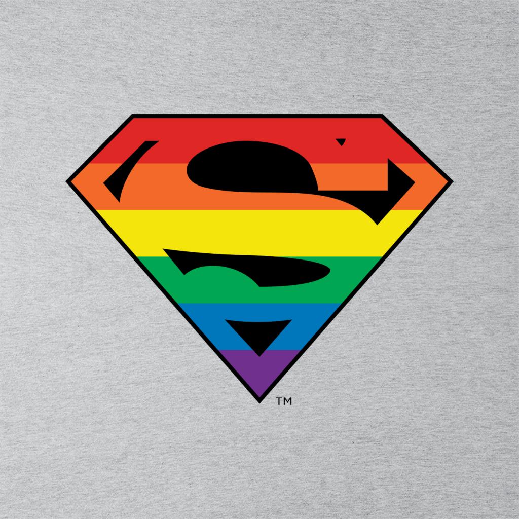 Superman Rainbow Logo Kid's Hooded Sweatshirt-ALL + EVERY