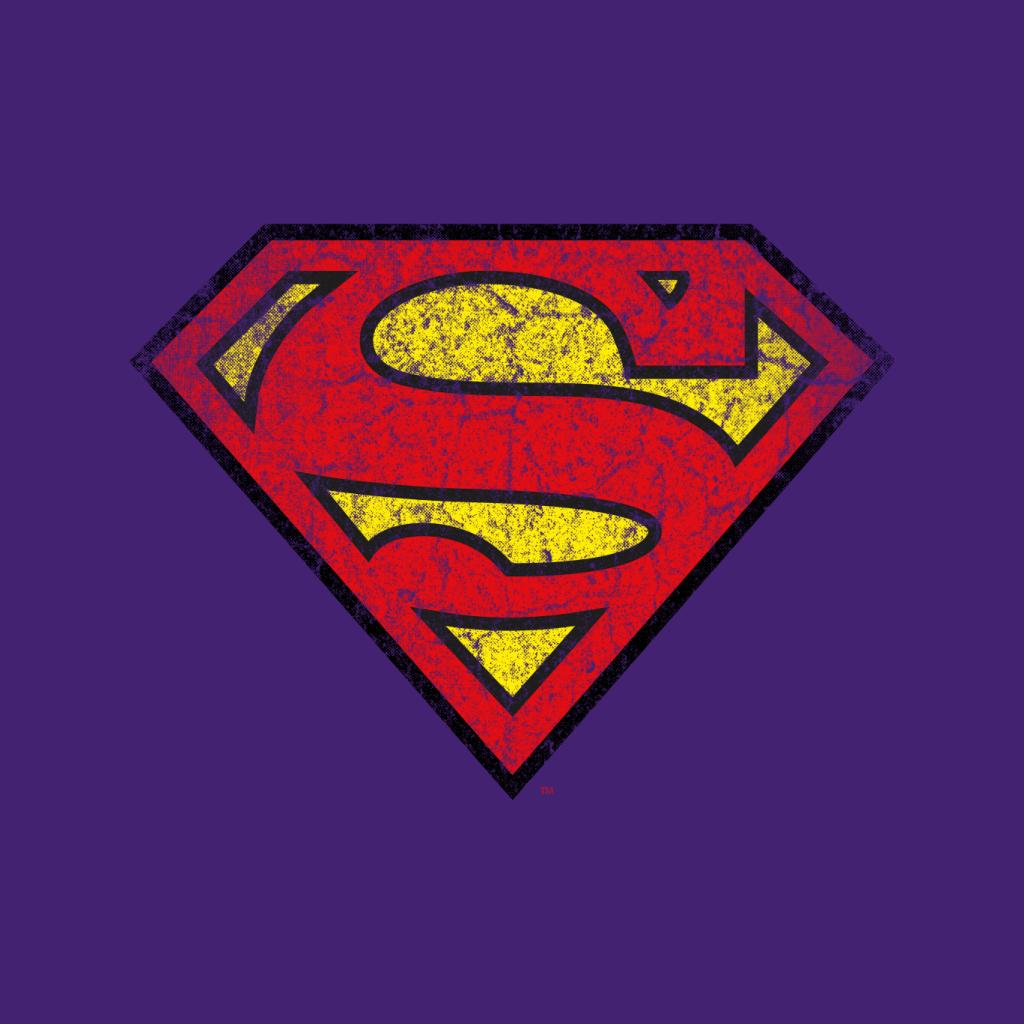 Superman Faded Logo Women's Hooded Sweatshirt-ALL + EVERY