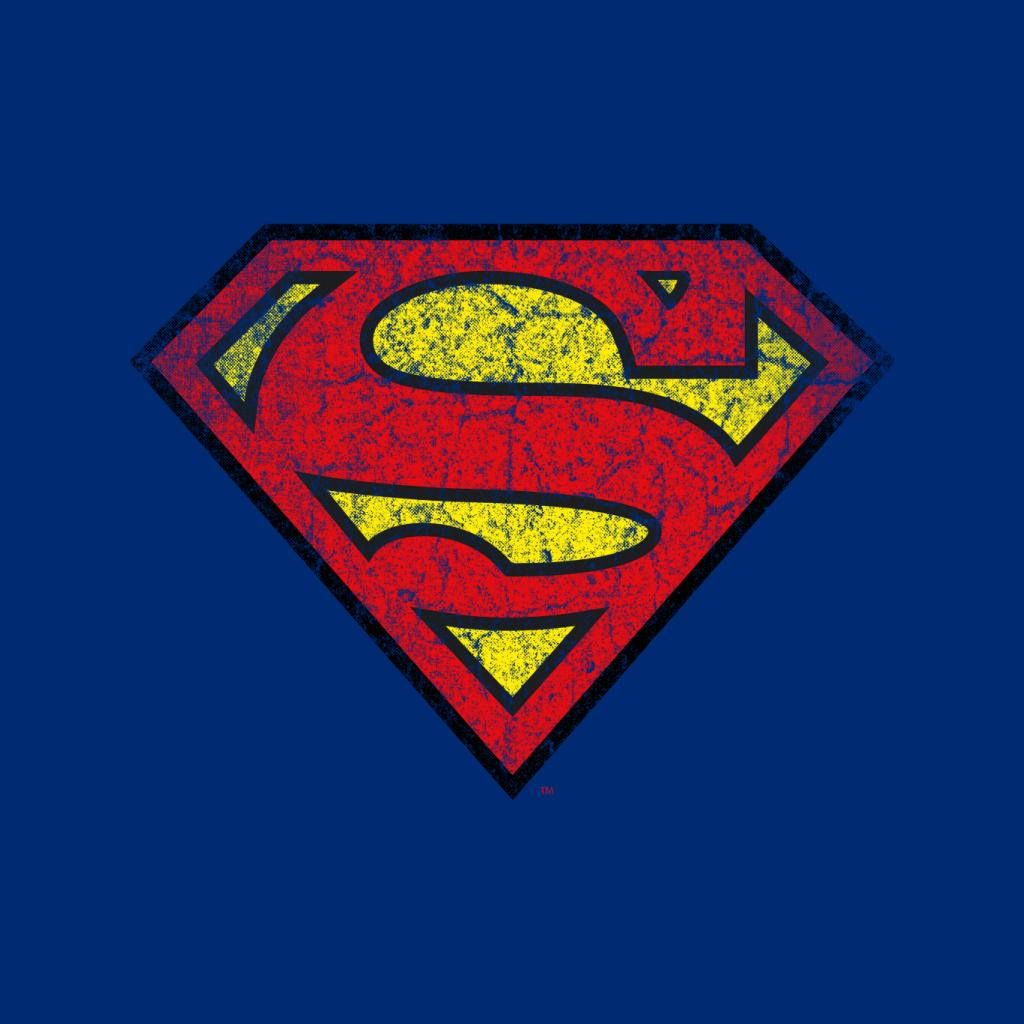 Superman Faded Logo Women's Hooded Sweatshirt-ALL + EVERY