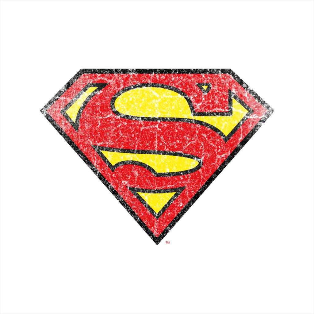Superman Faded Logo Women's Hooded Sweatshirt-ALL + EVERY