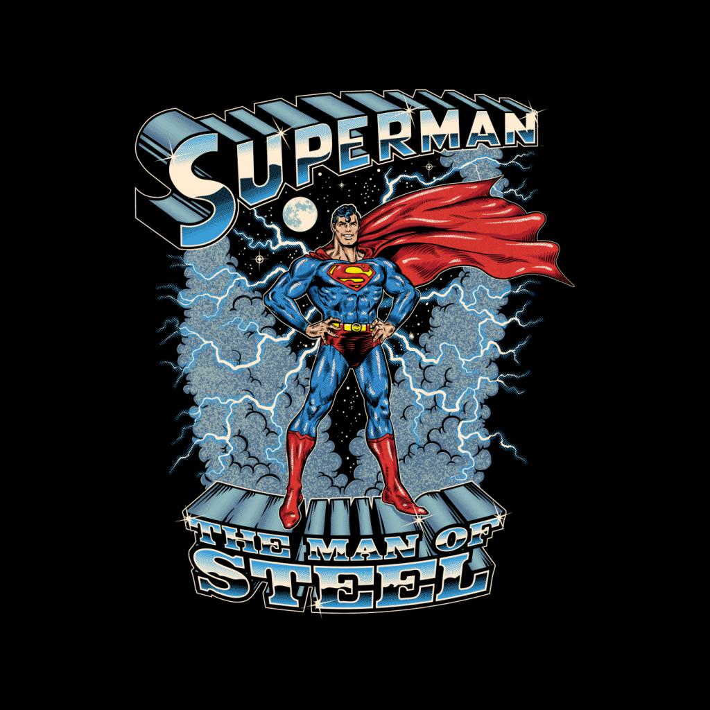 Superman The Man Of Steel Kid's T-Shirt-ALL + EVERY