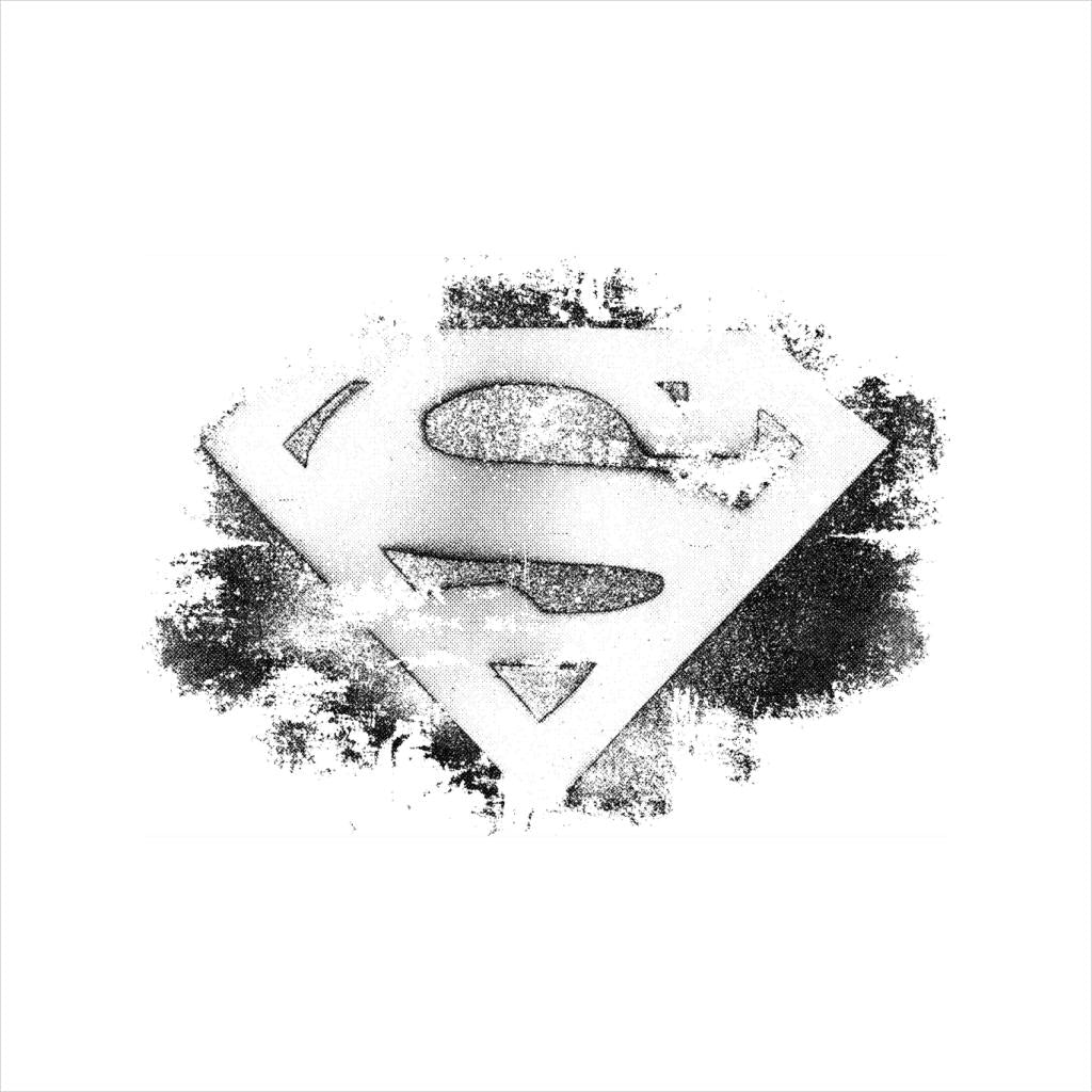 Superman Faded Black And White Logo Kid's Sweatshirt-ALL + EVERY