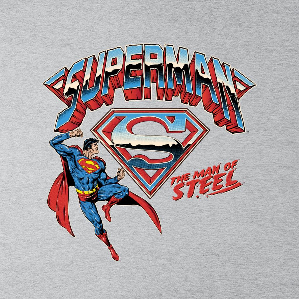 Superman Logo The Man Of Steel Men's T-Shirt-ALL + EVERY