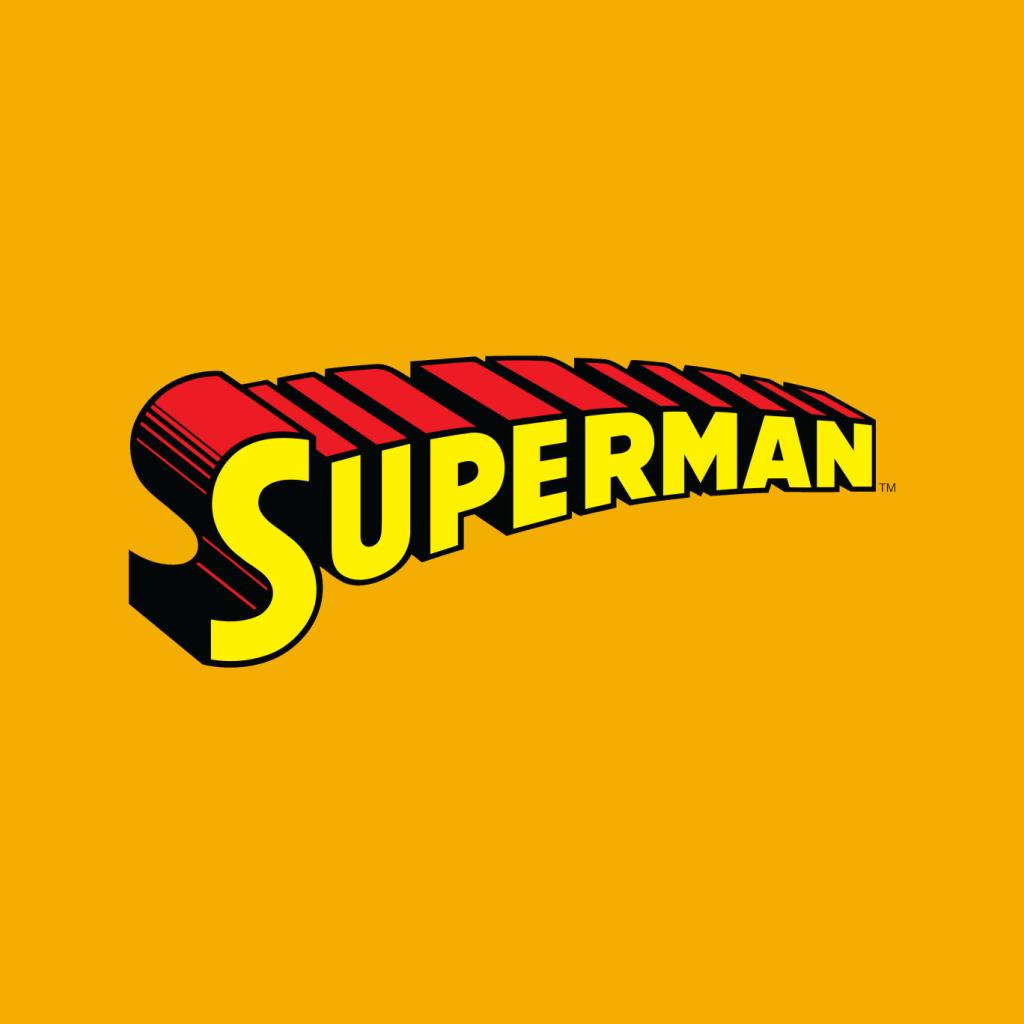 Superman 3 Dimensional Yellow Logo Women's Sweatshirt-ALL + EVERY