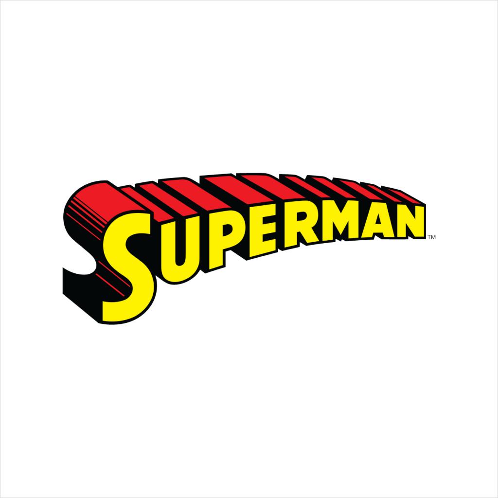 Superman 3 Dimensional Yellow Logo Kid's T-Shirt-ALL + EVERY