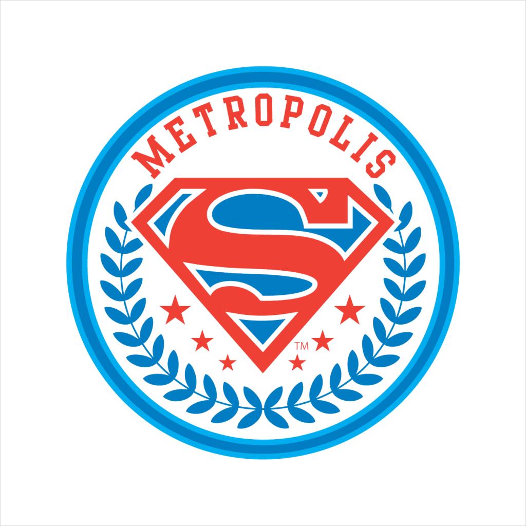 Superman Comic Metropolis Logo Women's T-Shirt-ALL + EVERY