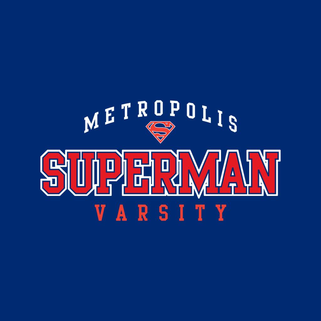 Superman Metropolis Varsity Logo Kid's Sweatshirt-ALL + EVERY