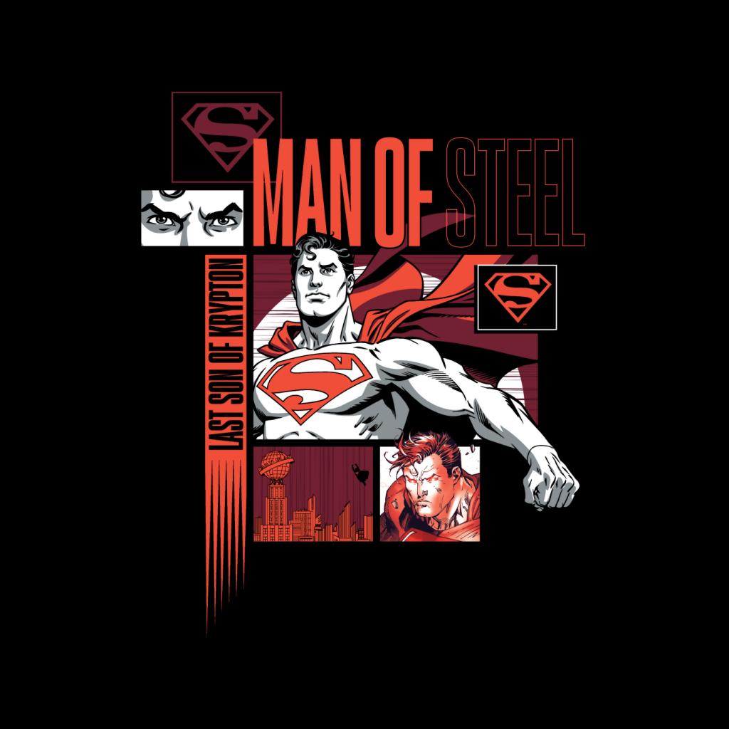 Superman Last Son Of Krypton Montage Men's T-Shirt-ALL + EVERY