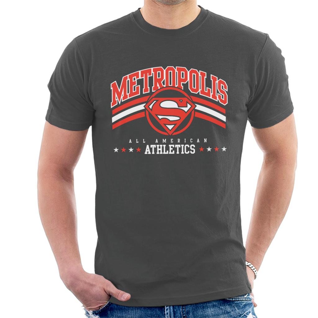 Superman Metropolis All American Athletics Men's T-Shirt-ALL + EVERY