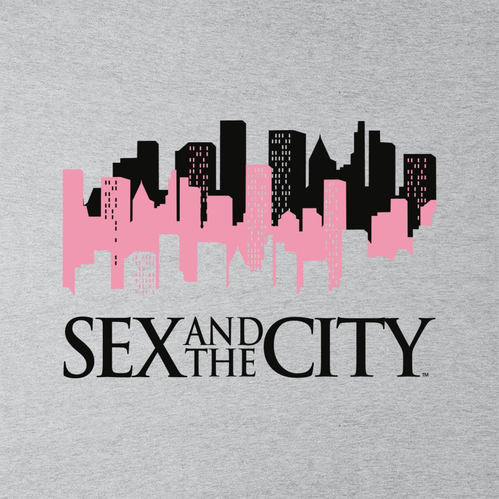 Sex and The City Logo City Lights Men's T-Shirt-ALL + EVERY