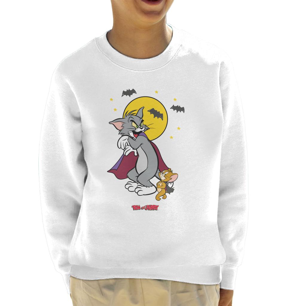 Tom and Jerry Halloween Vampires Kid's Sweatshirt-ALL + EVERY