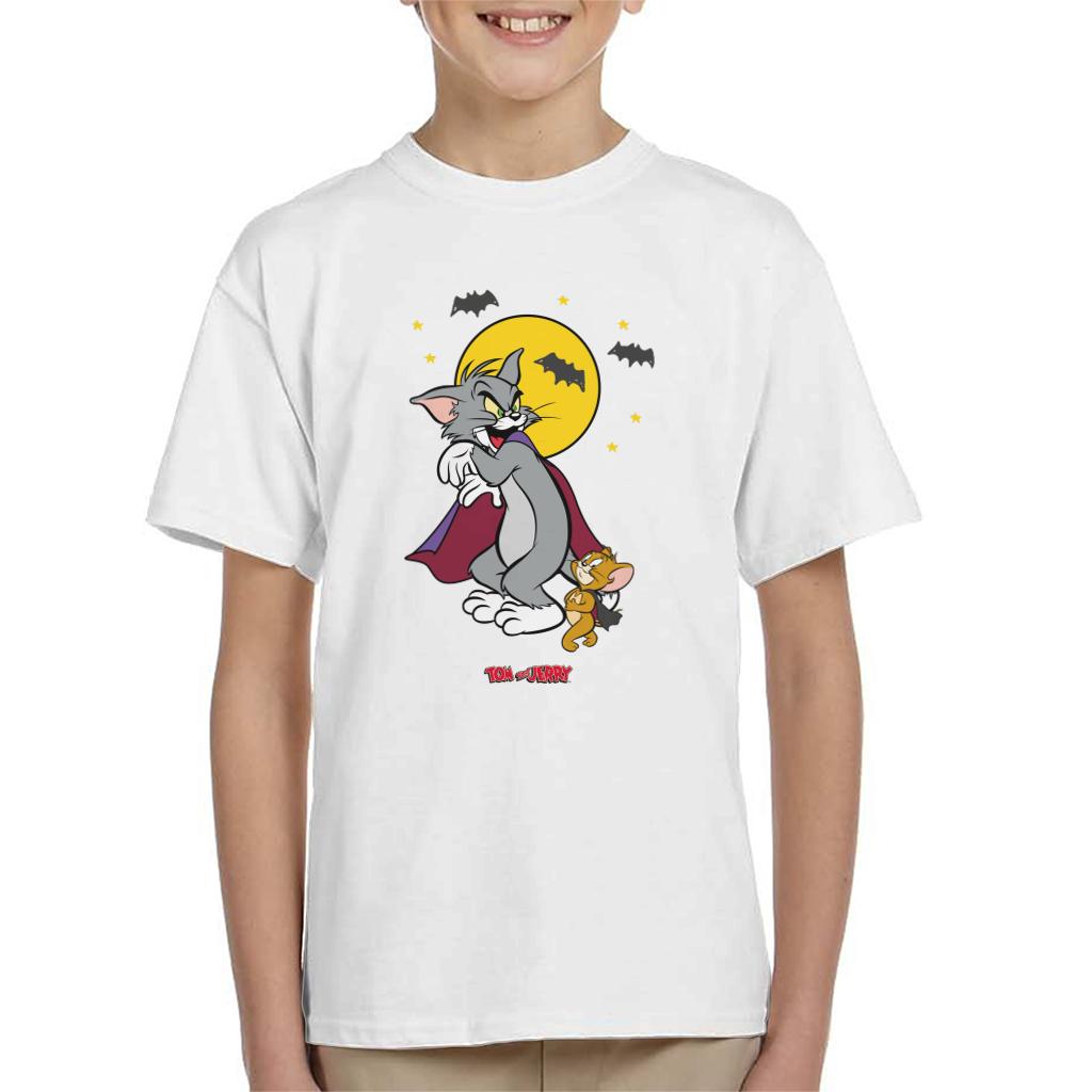 Tom and Jerry Halloween Vampires Kid's T-Shirt-ALL + EVERY