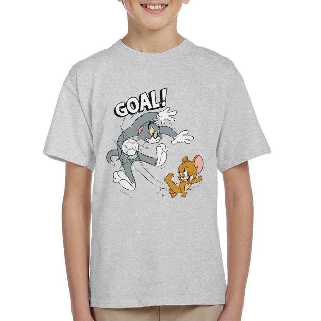 Tom and Jerry Football Goal Kid's T-Shirt-ALL + EVERY