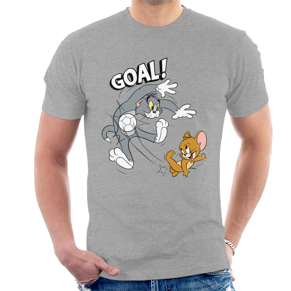 Tom and Jerry Football Goal Men's T-Shirt-ALL + EVERY