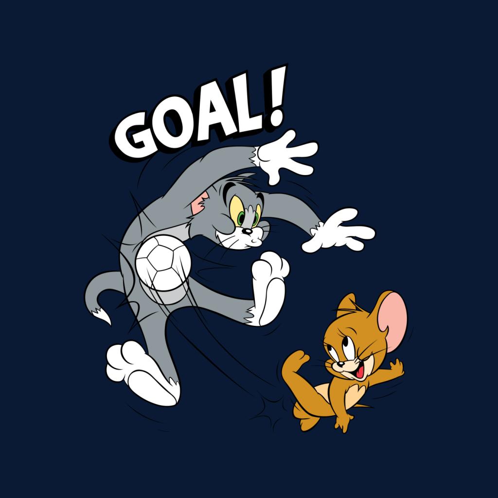 Tom and Jerry Football Goal Men's T-Shirt-ALL + EVERY