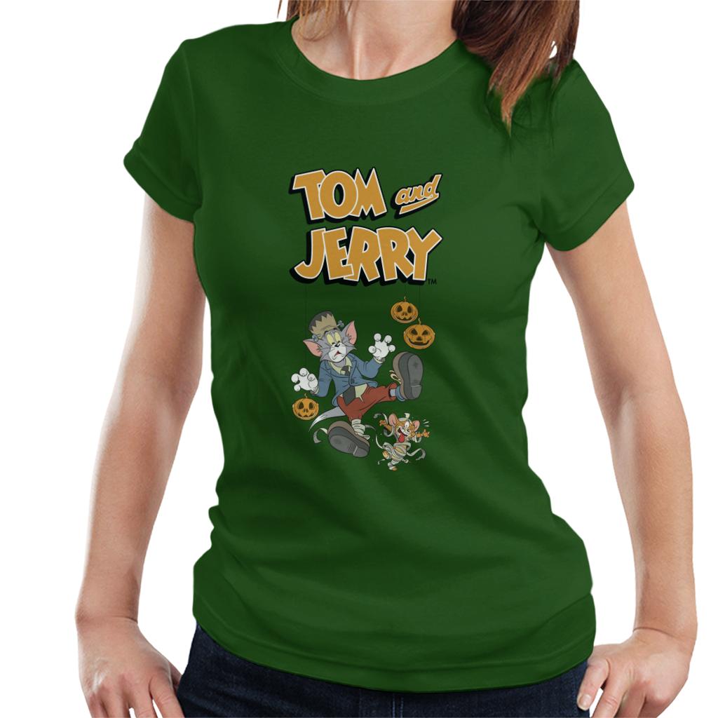 Tom and Jerry Halloween Mummified Women's T-Shirt-ALL + EVERY