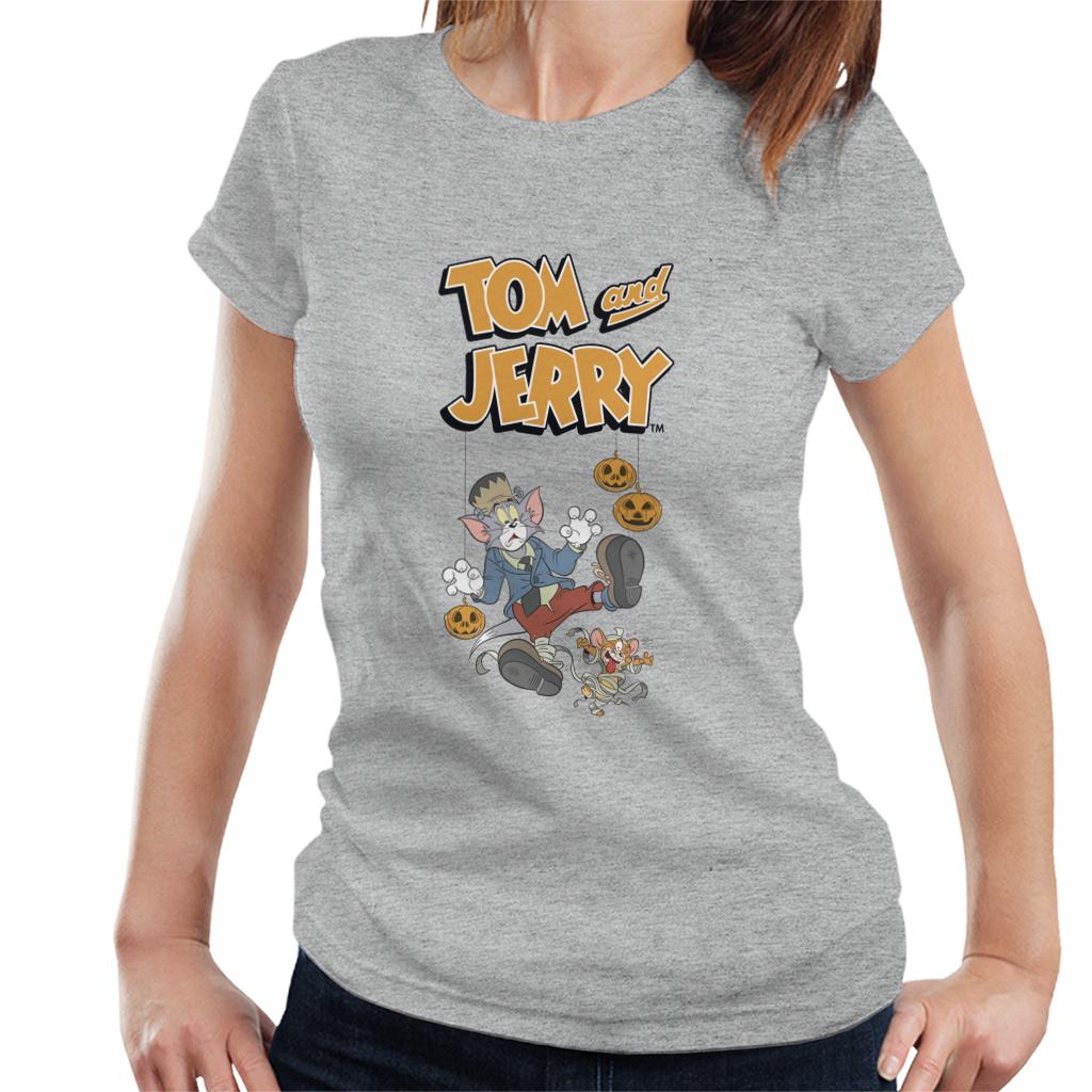 Tom and Jerry Halloween Mummified Women's T-Shirt-ALL + EVERY