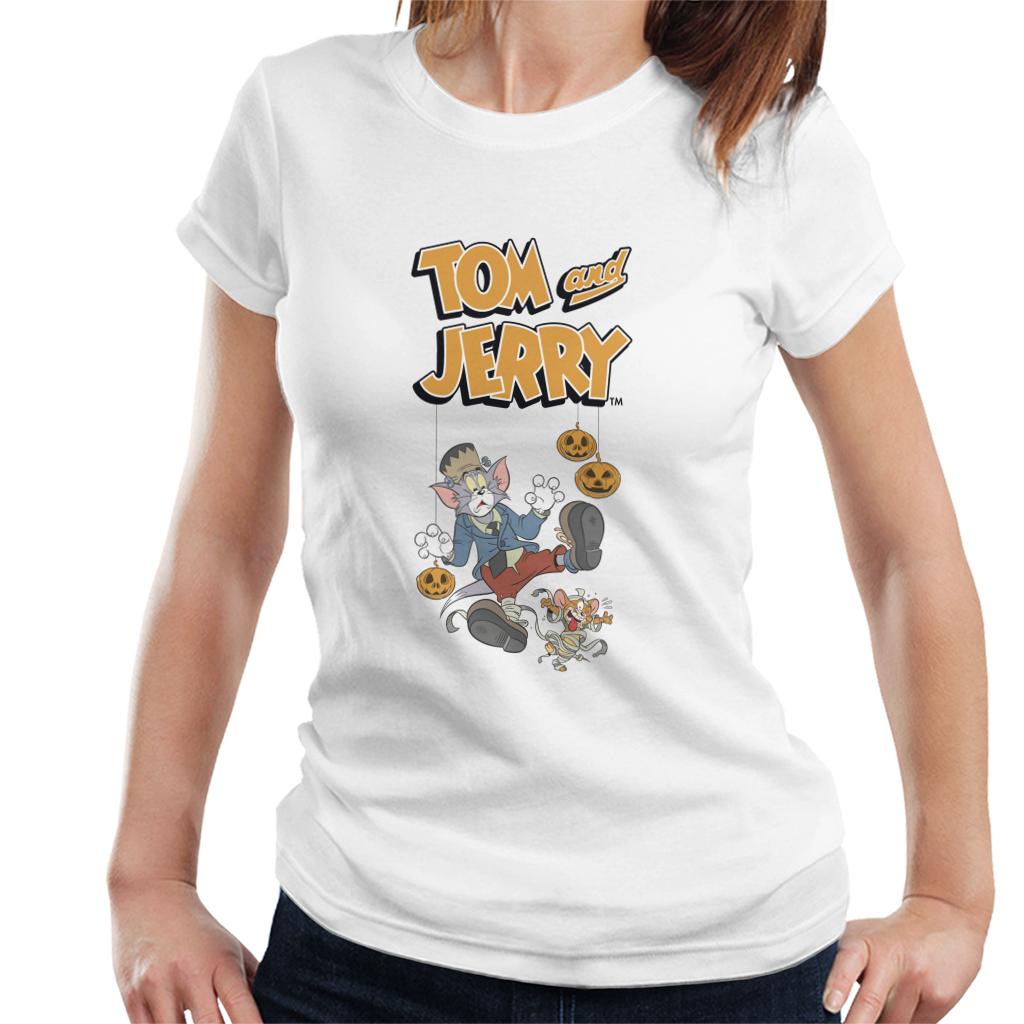 Tom and Jerry Halloween Mummified Women's T-Shirt-ALL + EVERY