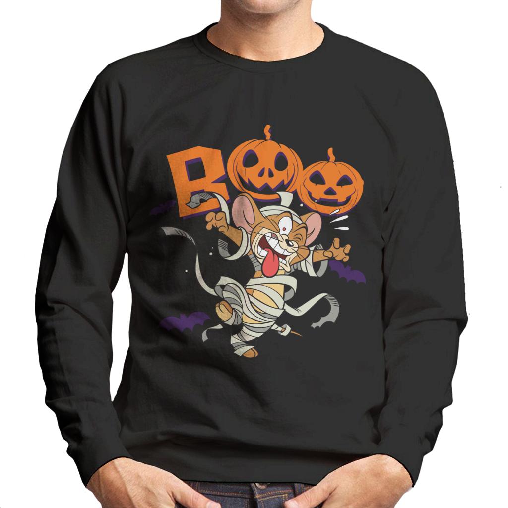 Tom and Jerry Halloween Boo Men's Sweatshirt-ALL + EVERY