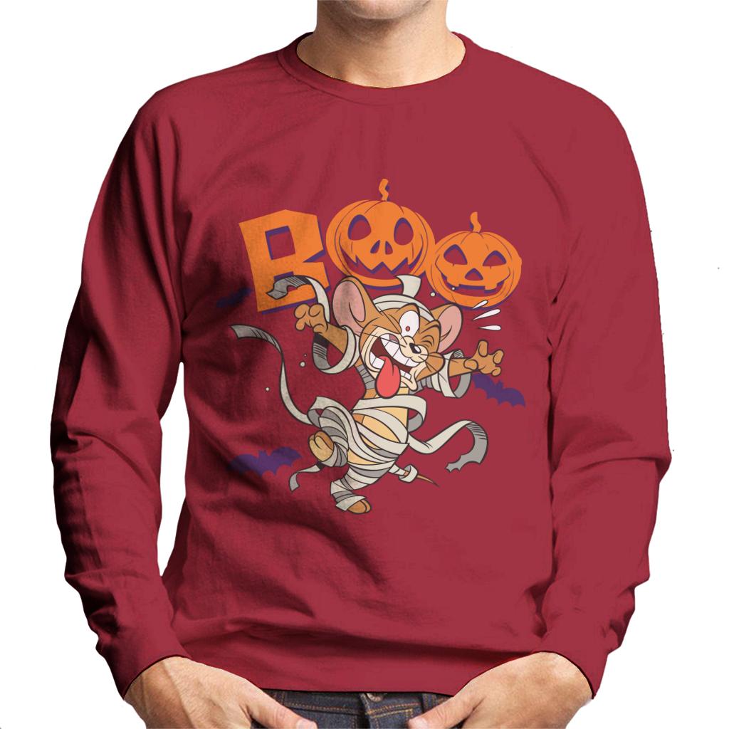 Tom and Jerry Halloween Boo Men's Sweatshirt-ALL + EVERY