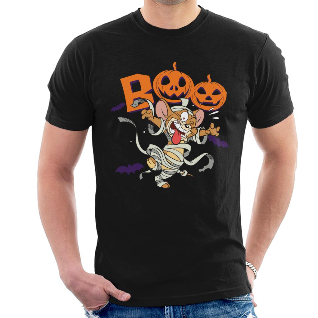 Tom and Jerry Halloween Boo Men's T-Shirt-ALL + EVERY