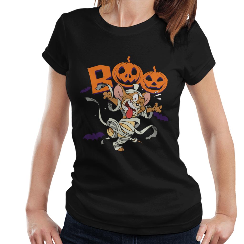 Tom and Jerry Halloween Boo Women's T-Shirt-ALL + EVERY