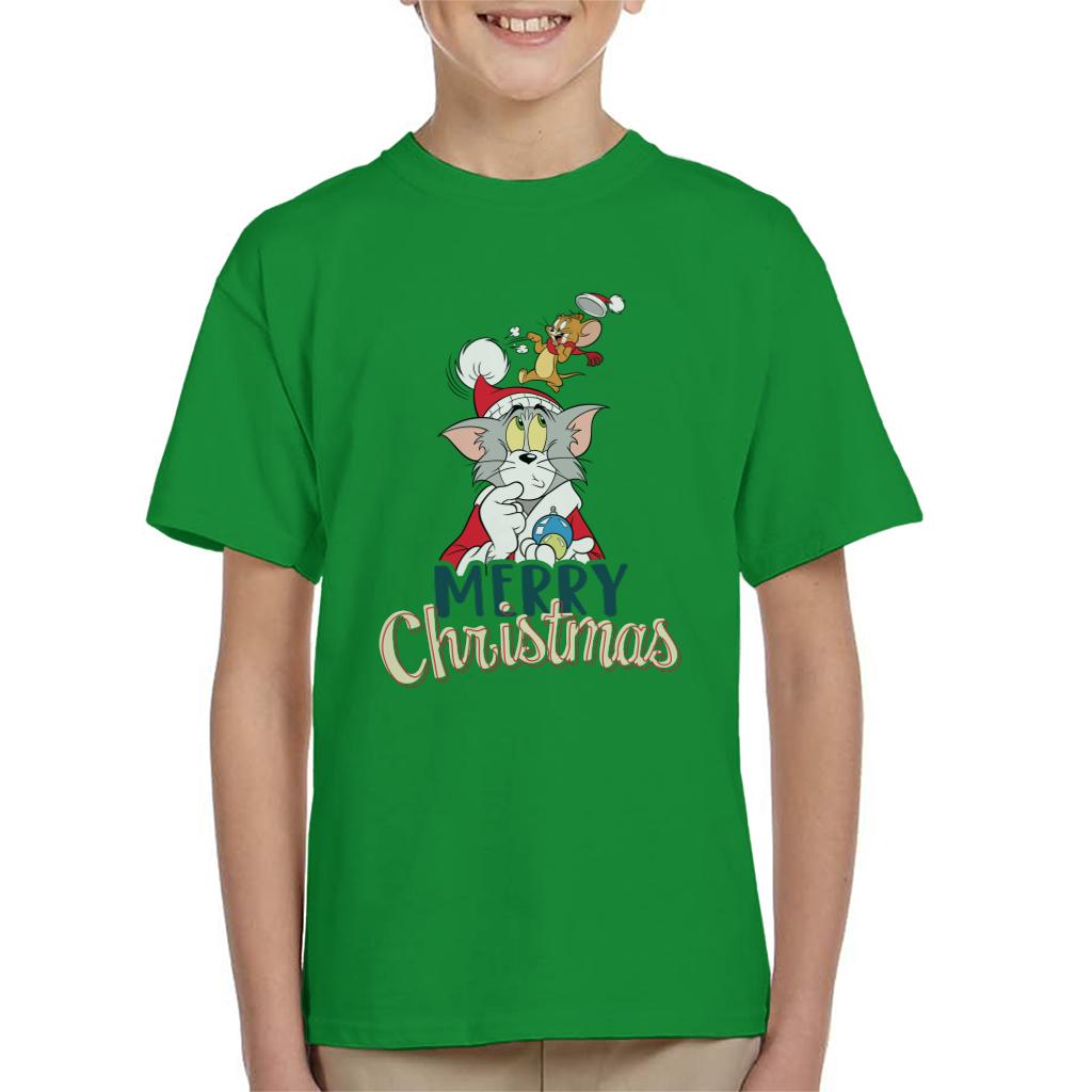 Tom and Jerry Christmas Merry Xmas Kid's T-Shirt-ALL + EVERY