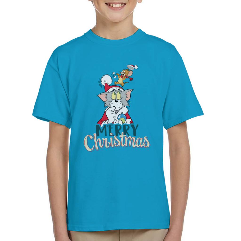 Tom and Jerry Christmas Merry Xmas Kid's T-Shirt-ALL + EVERY