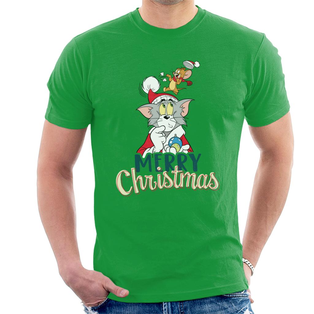 Tom and Jerry Christmas Merry Xmas Men's T-Shirt-ALL + EVERY