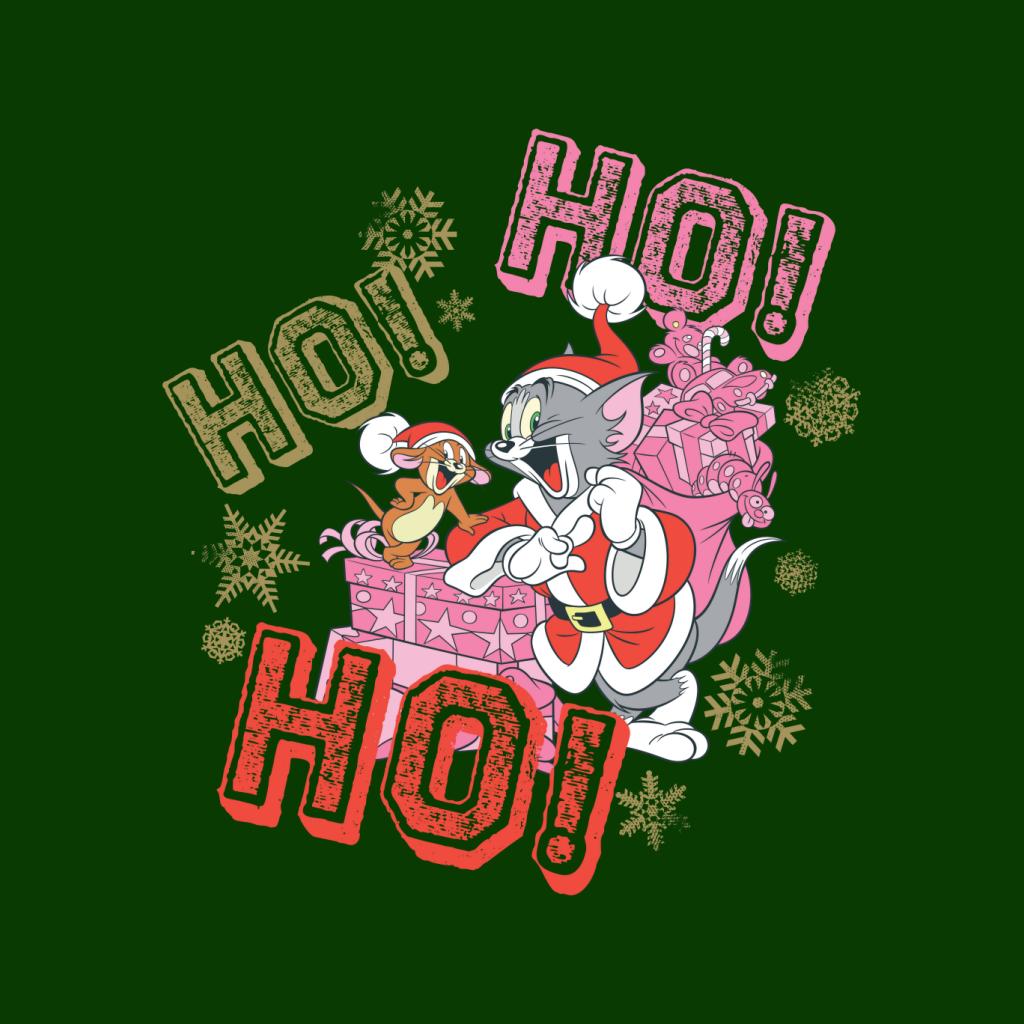 Tom and Jerry Christmas Ho Ho Ho Men's Sweatshirt-ALL + EVERY