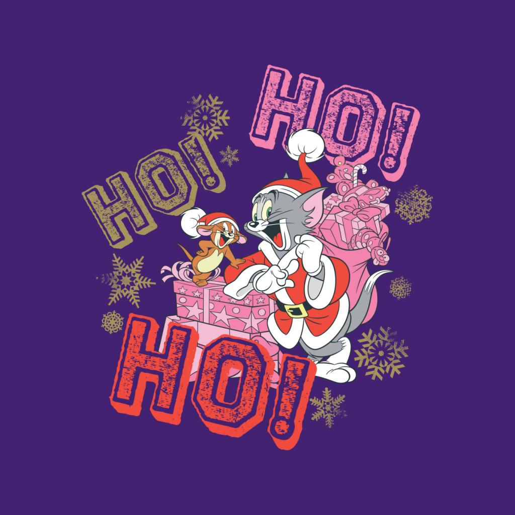 Tom and Jerry Christmas Ho Ho Ho Women's T-Shirt-ALL + EVERY