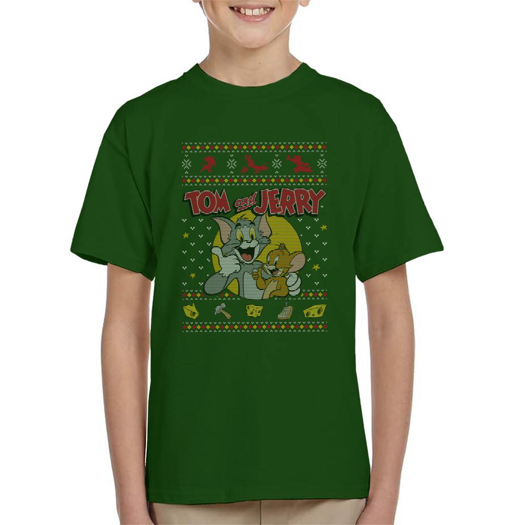 Tom and Jerry Christmas Traps Kid's T-Shirt-ALL + EVERY