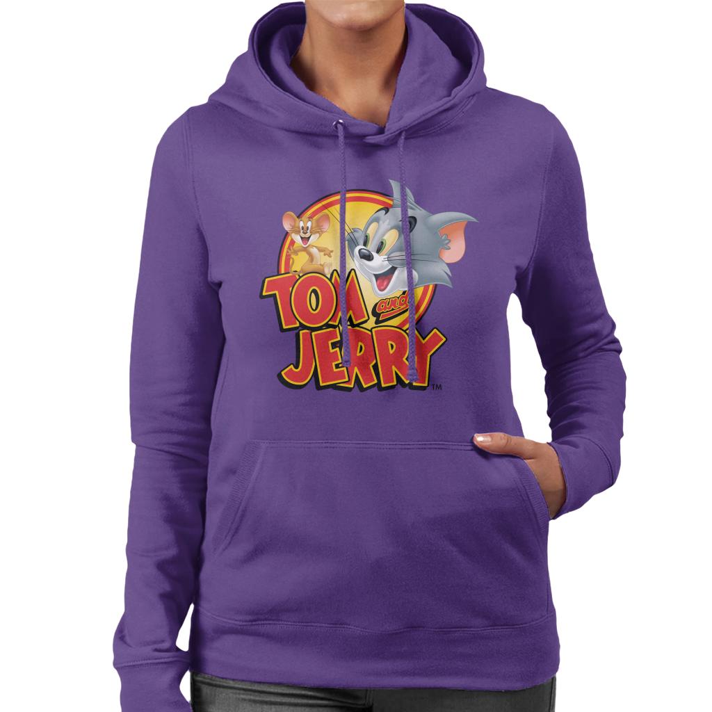 Tom and Jerry Opening Title Women's Hooded Sweatshirt-ALL + EVERY