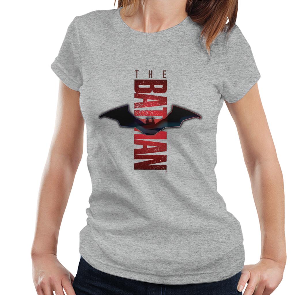 The Batman Red Shadows Logo Women's T-Shirt-ALL + EVERY