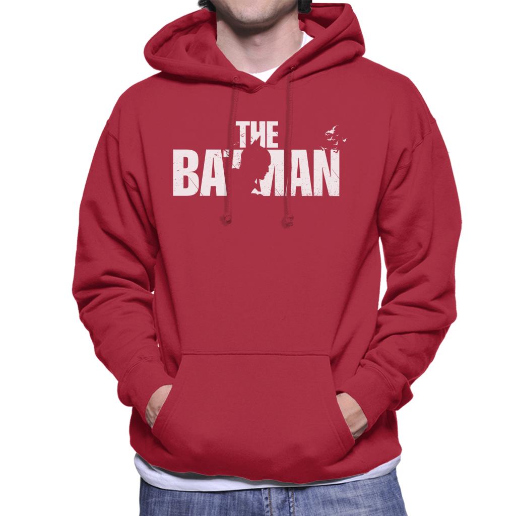 The Batman Silhouette Logo Men's Hooded Sweatshirt-ALL + EVERY