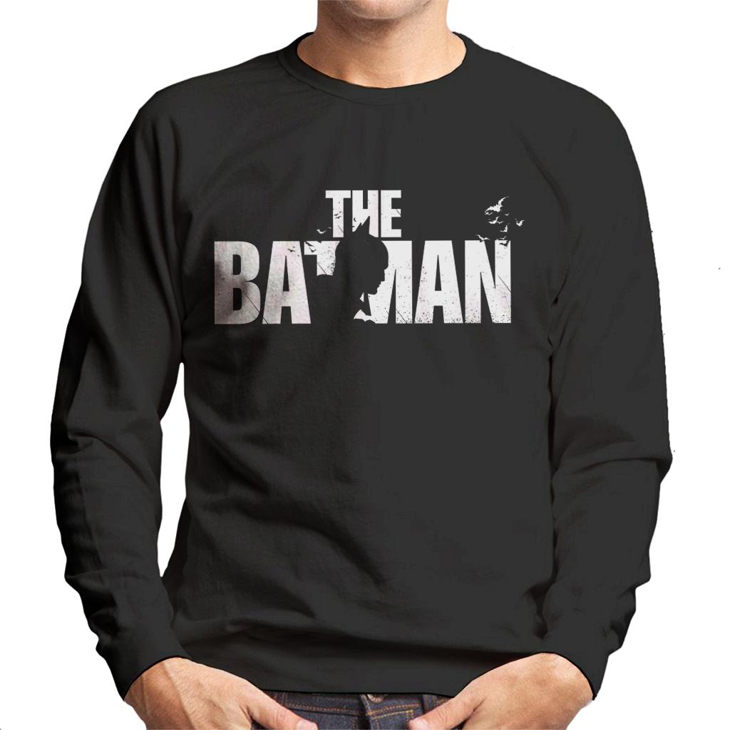 The Batman Silhouette Logo Men's Sweatshirt-ALL + EVERY