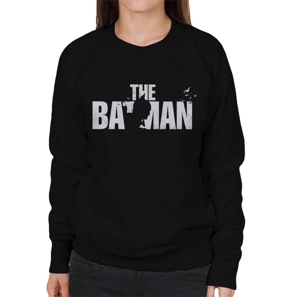 The Batman Silhouette Logo Women's Sweatshirt-ALL + EVERY