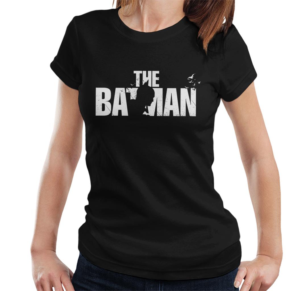 The Batman Silhouette Logo Women's T-Shirt-ALL + EVERY