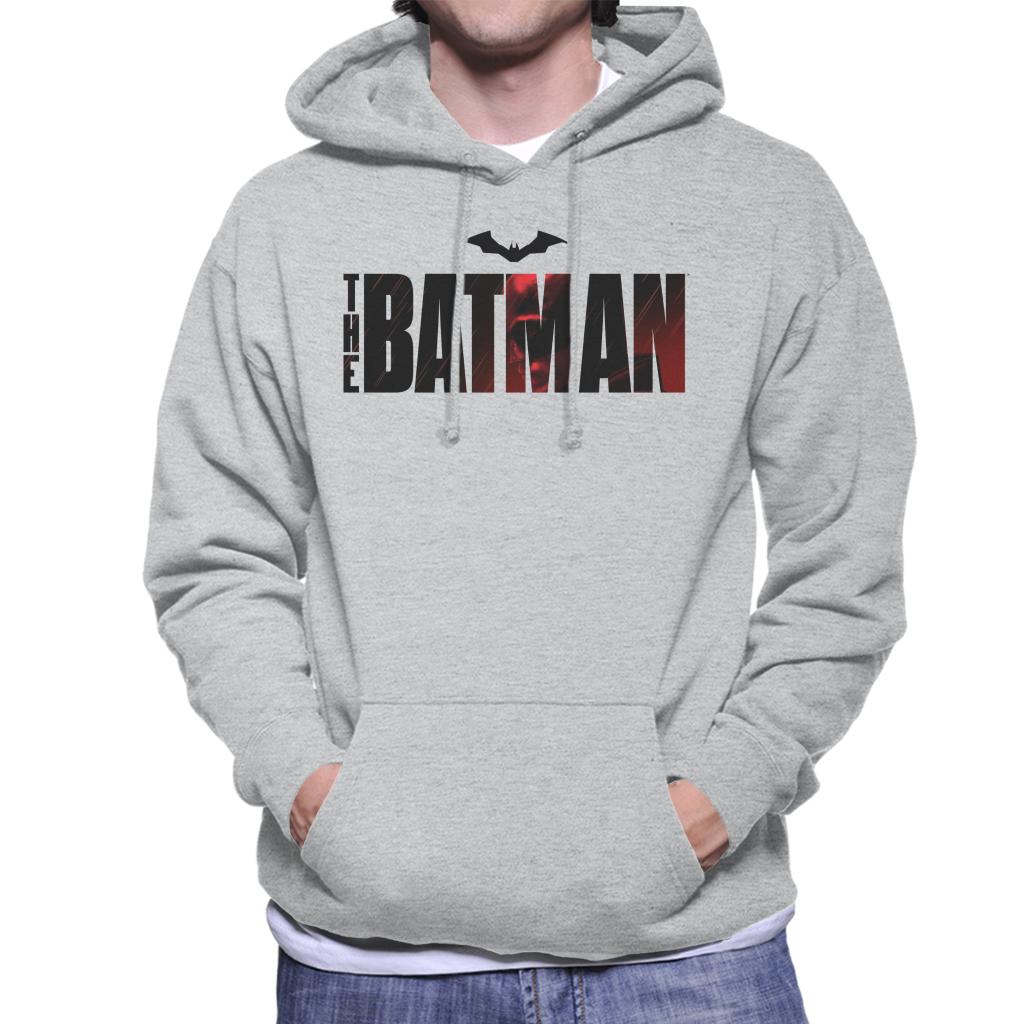 The Batman Close Up Logo Men's Hooded Sweatshirt-ALL + EVERY