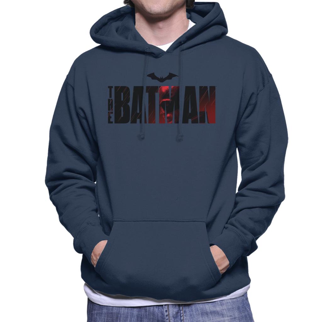 The Batman Close Up Logo Men's Hooded Sweatshirt-ALL + EVERY