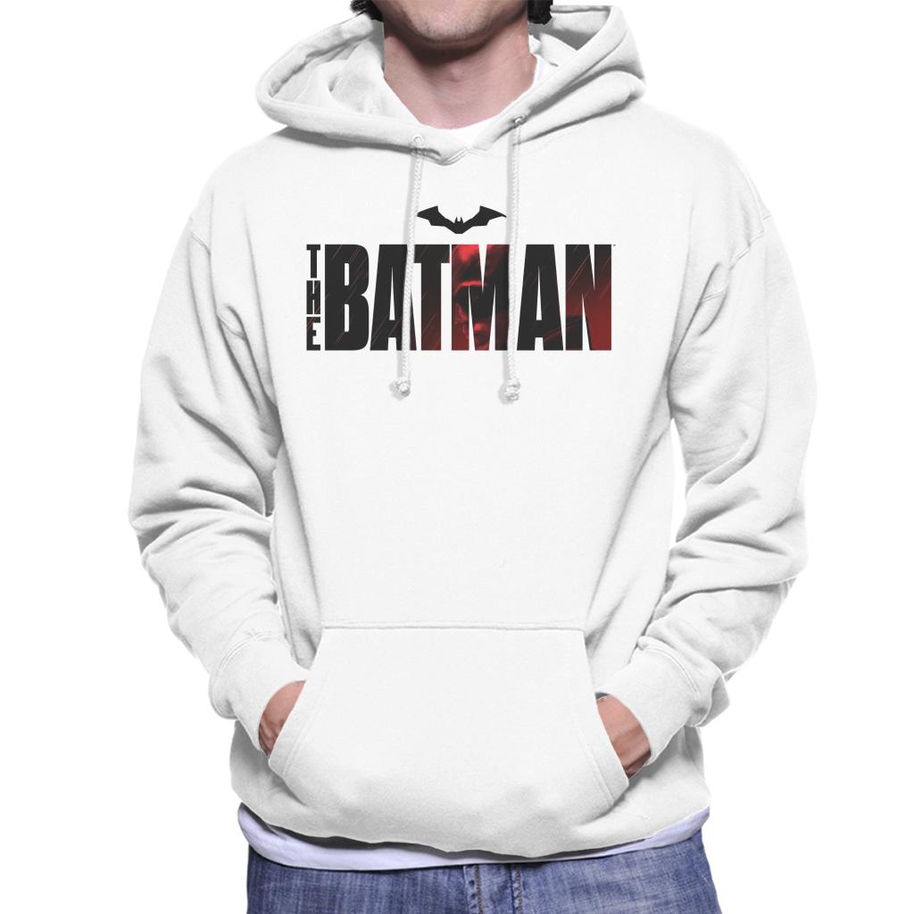 The Batman Close Up Logo Men's Hooded Sweatshirt-ALL + EVERY