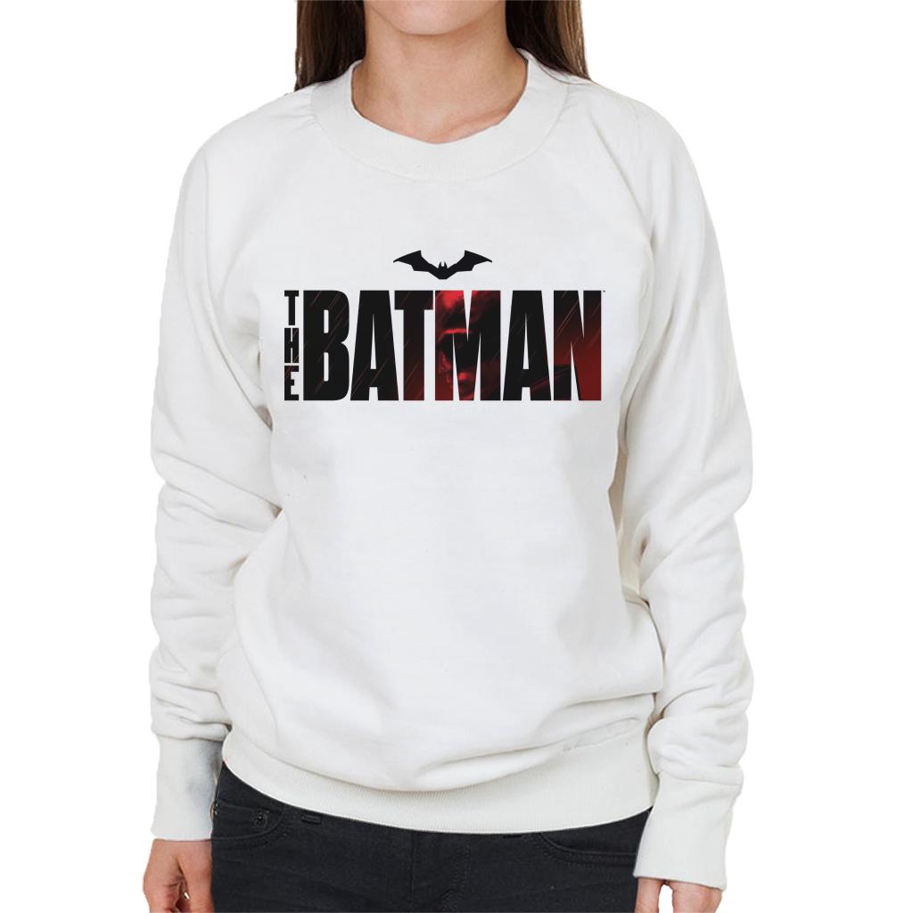 The Batman Close Up Logo Women's Sweatshirt-ALL + EVERY