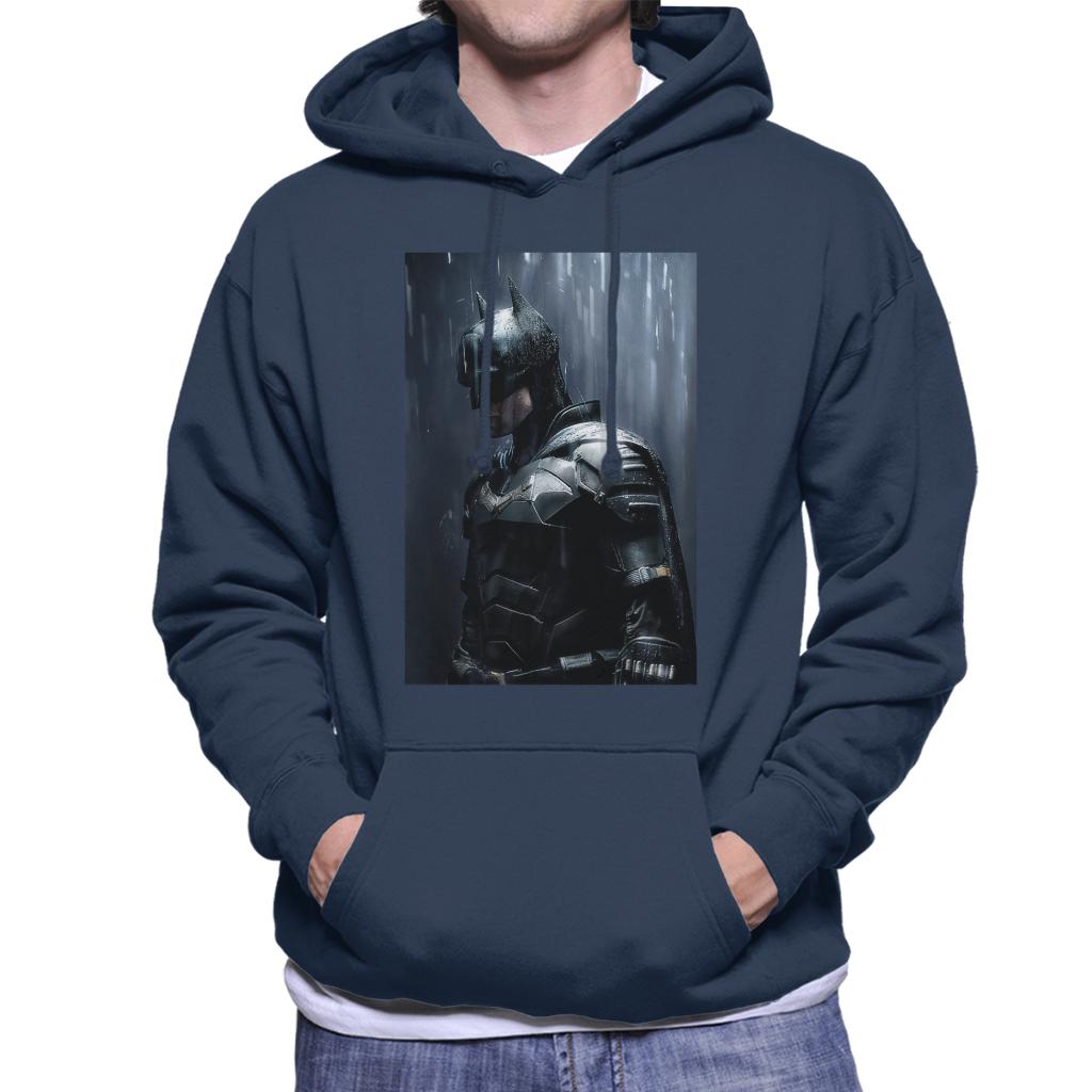 The Batman Cinematic Rain Men's Hooded Sweatshirt-ALL + EVERY