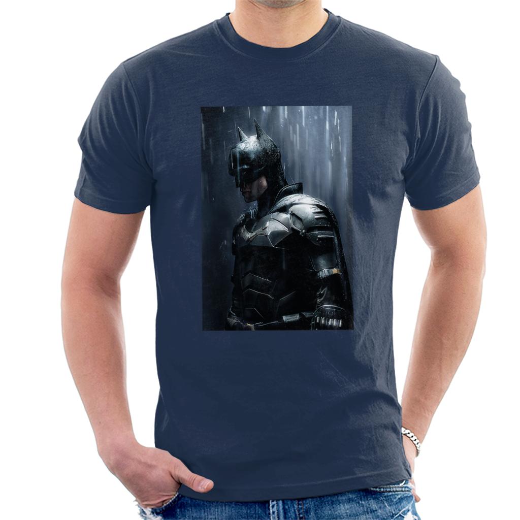 The Batman Cinematic Rain Men's T-Shirt-ALL + EVERY