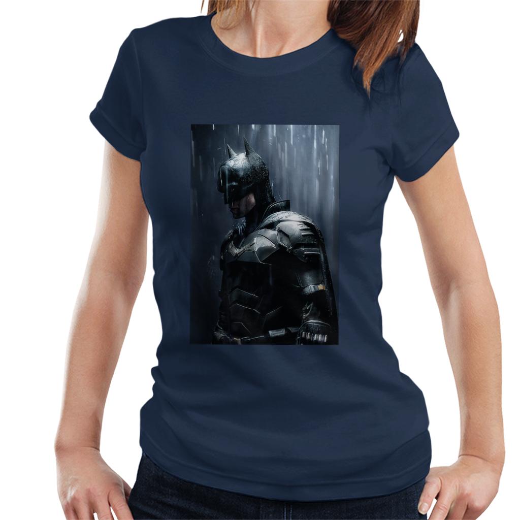 The Batman Cinematic Rain Women's T-Shirt-ALL + EVERY