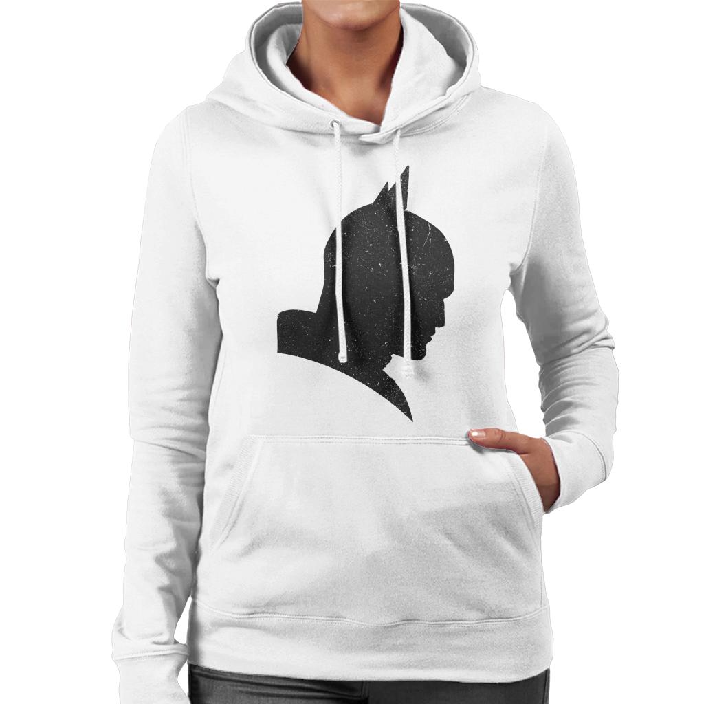 The Batman Silhouette Women's Hooded Sweatshirt-ALL + EVERY